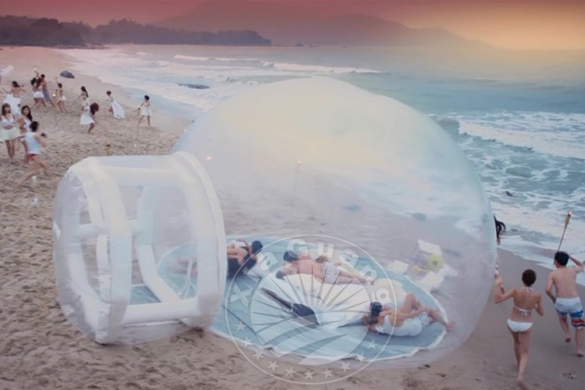 湖南充气球形帐篷